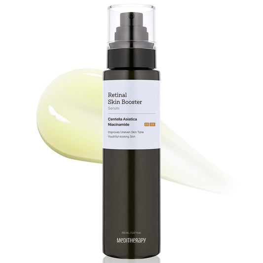 Retinal Skin Booster Serum – Beginner-Friendly, Non-Irritating Retinol for Face and Body – Pore Minimizer, Wrinkle Treatment, Glass Skin – Korean Skin Care, 5.07 Fl. Oz Large Size